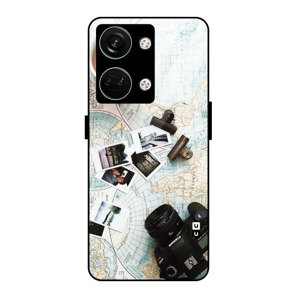 Post Stamps Travel Glass Back Case for Oneplus Nord 3