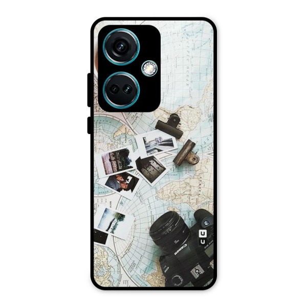 Post Stamps Travel Metal Back Case for OnePlus Nord CE 3 5G