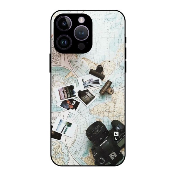 Post Stamps Travel Metal Back Case for iPhone 14 Pro Max