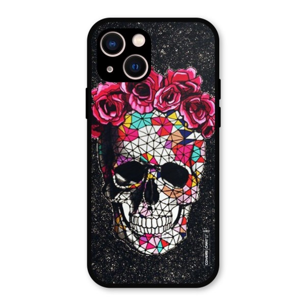 Pretty Dead Face Metal Back Case for iPhone 13