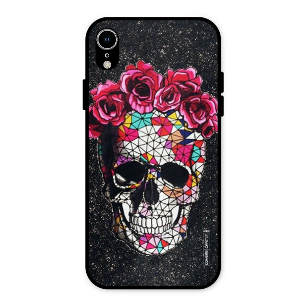 Pretty Dead Face Metal Back Case for iPhone XR