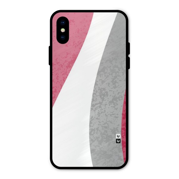 Pretty Flow Design Metal Back Case for iPhone X