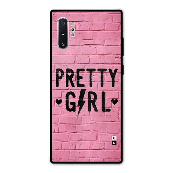 Pretty Girl Wall Metal Back Case for Galaxy Note 10 Plus