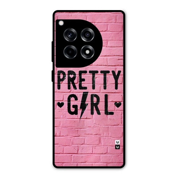 Pretty Girl Wall Metal Back Case for OnePlus 12R