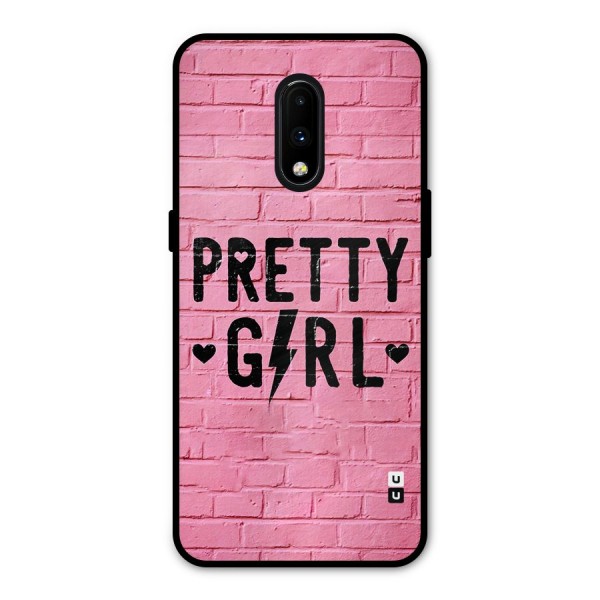 Pretty Girl Wall Metal Back Case for OnePlus 7