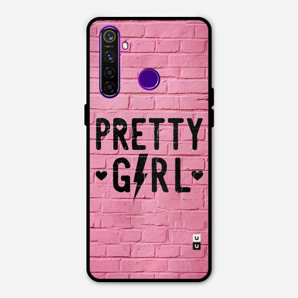 Pretty Girl Wall Metal Back Case for Realme 5 Pro