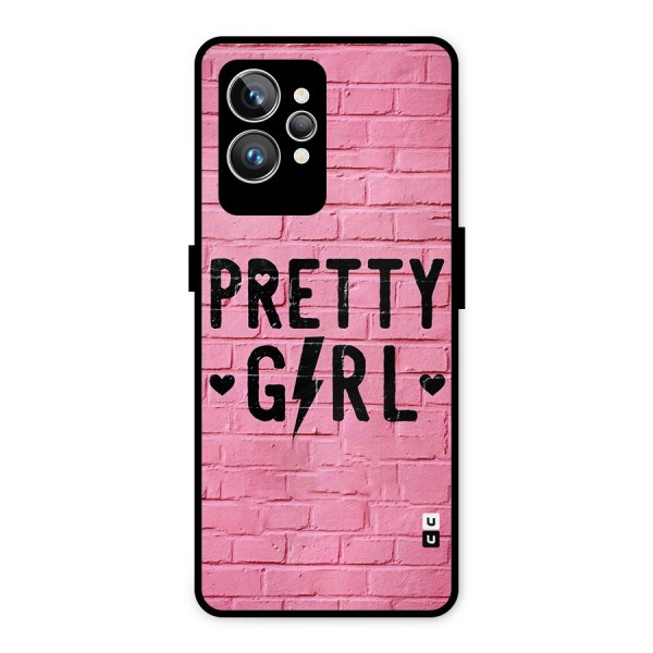 Pretty Girl Wall Metal Back Case for Realme GT2 Pro