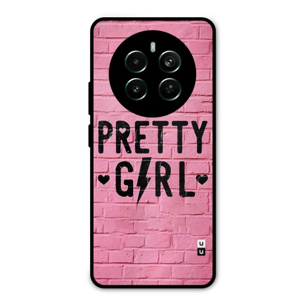 Pretty Girl Wall Metal Back Case for Realme Narzo 70 Pro