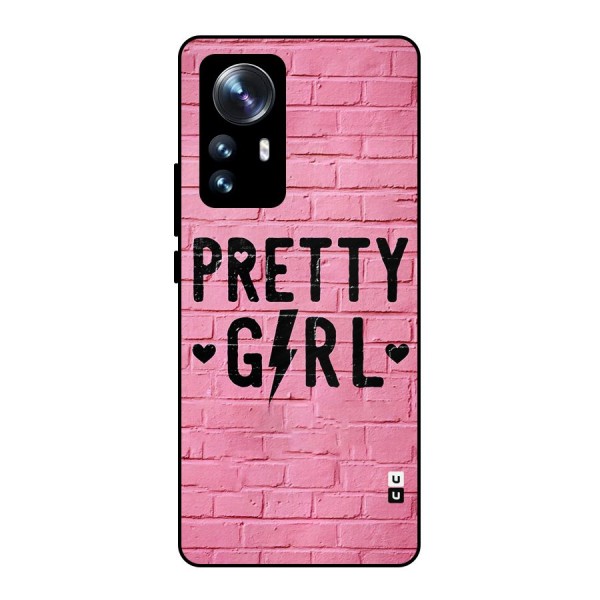 Pretty Girl Wall Metal Back Case for Xiaomi 12 Pro