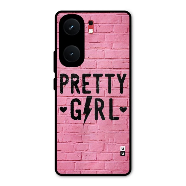 Pretty Girl Wall Metal Back Case for iQOO Neo 9 Pro