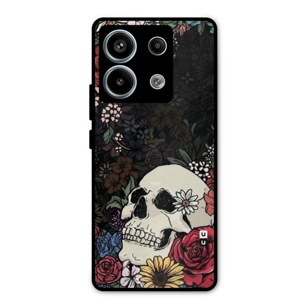 Pretty Skull Metal Back Case for Redmi Note 13 Pro 5G