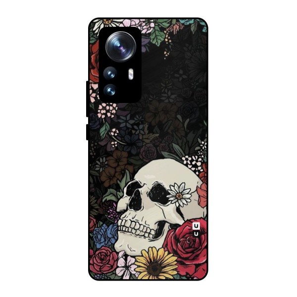 Pretty Skull Metal Back Case for Xiaomi 12 Pro