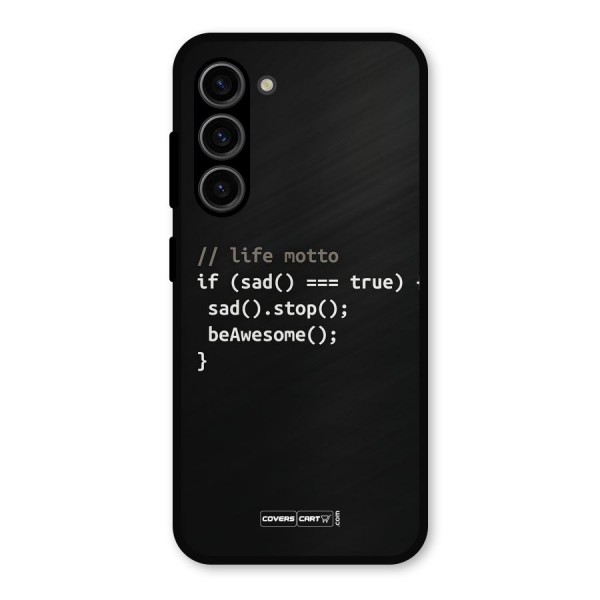 Programmers Life Metal Back Case for Galaxy S23