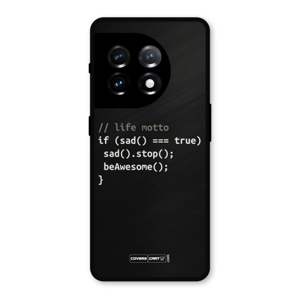 Programmers Life Metal Back Case for OnePlus 11
