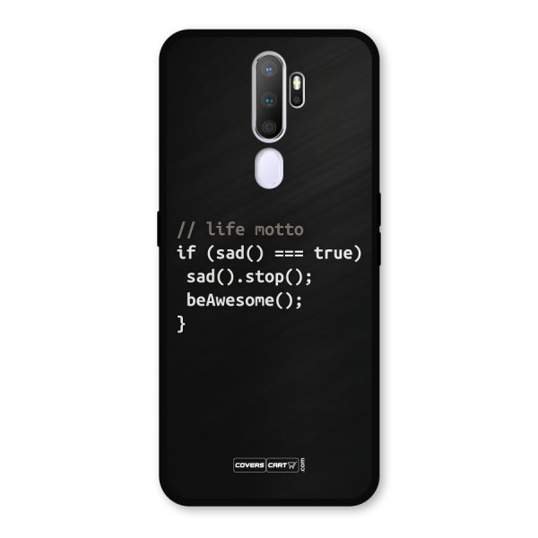 Programmers Life Metal Back Case for Oppo A9 (2020)