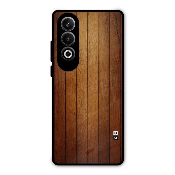 Proper Brown Wood Metal Back Case for OnePlus Nord CE4