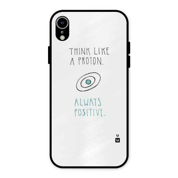 Proton Positive Metal Back Case for iPhone XR