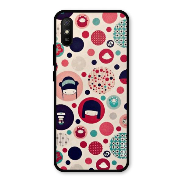 Quirky Metal Back Case for Redmi 9i
