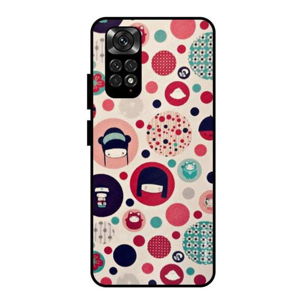 Quirky Metal Back Case for Redmi Note 11 Pro