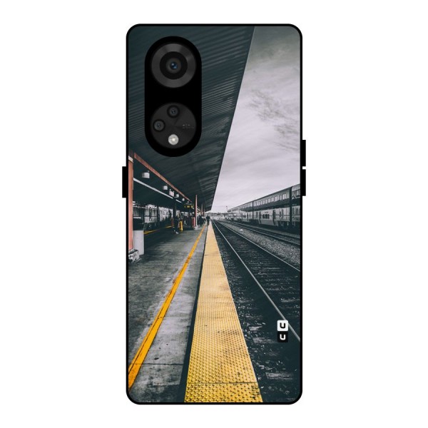 Railway Track Metal Back Case for Reno8 T 5G