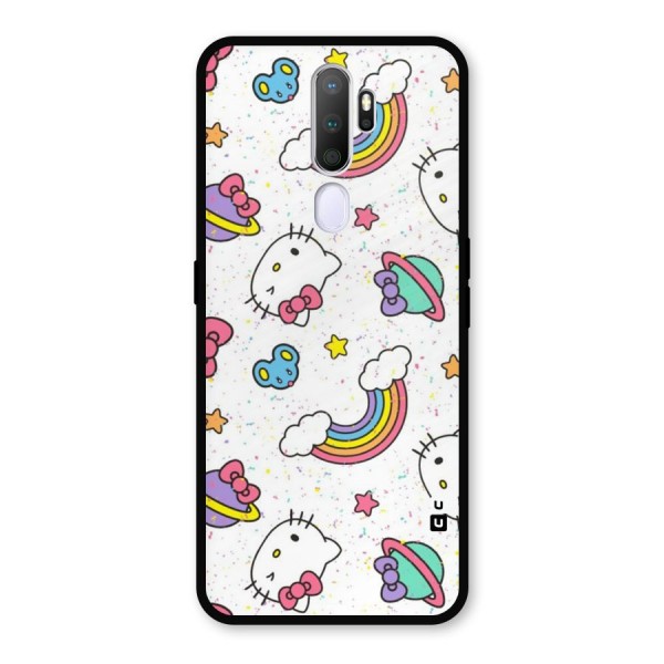 Rainbow Kit Tee Metal Back Case for Oppo A9 (2020)