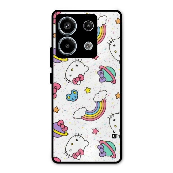 Rainbow Kit Tee Metal Back Case for Redmi Note 13 Pro 5G