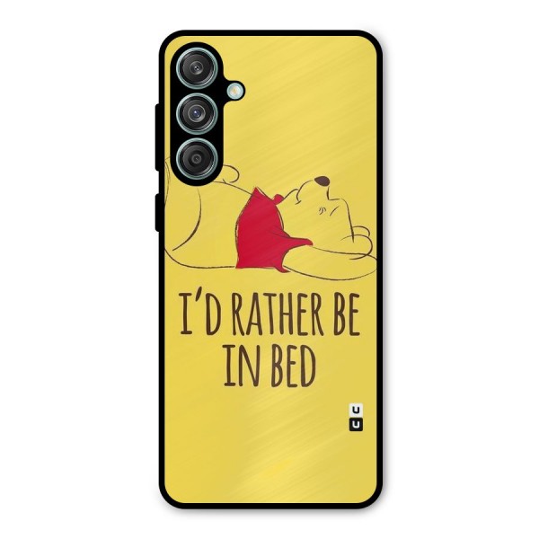Rather Be In Bed Metal Back Case for Galaxy M55 5G