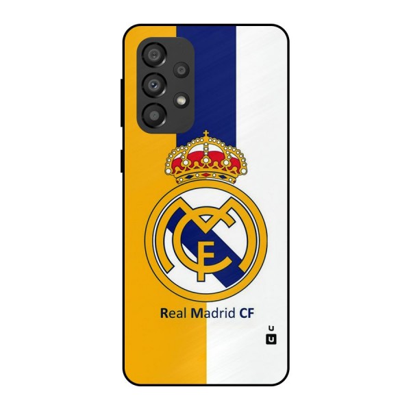 Real Madrid Metal Back Case for Galaxy A33 5G