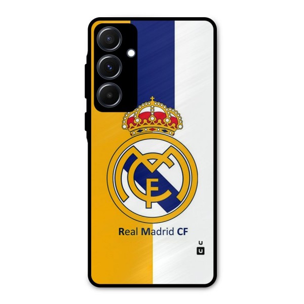 Real Madrid Metal Back Case for Galaxy A55