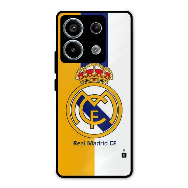 Real Madrid Metal Back Case for Redmi Note 13 Pro 5G