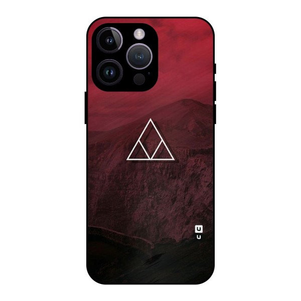 Red Hills Metal Back Case for iPhone 14 Pro Max