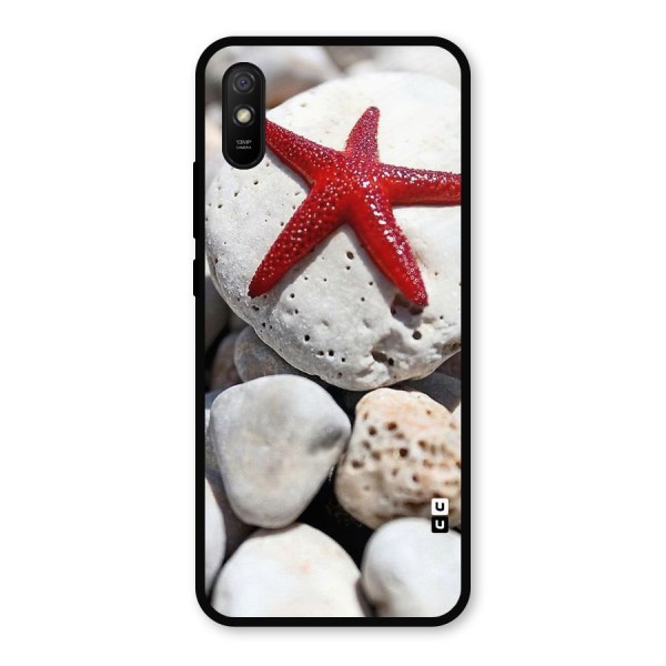 Red Star Fish Metal Back Case for Redmi 9i