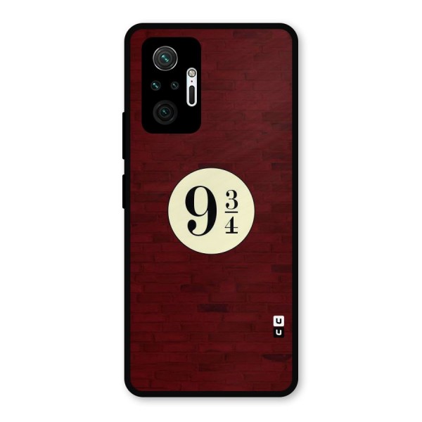 Red Wall Express Metal Back Case for Redmi Note 10 Pro