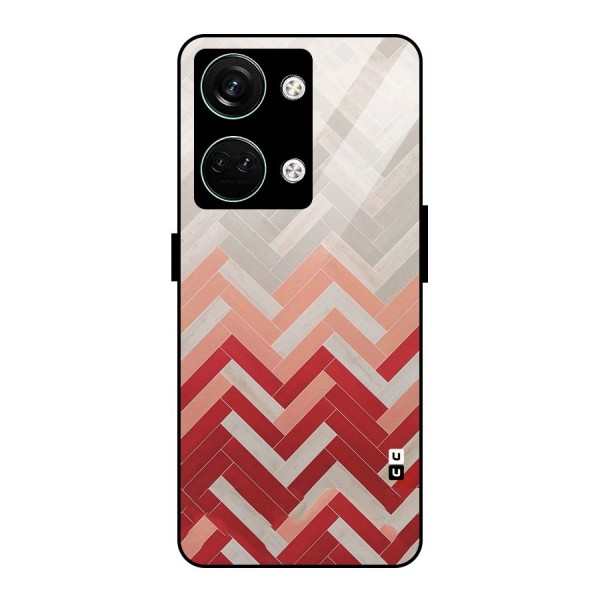 Reds and Greys Glass Back Case for Oneplus Nord 3