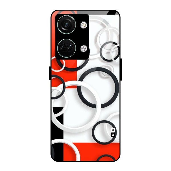 Rings Abstract Glass Back Case for Oneplus Nord 3