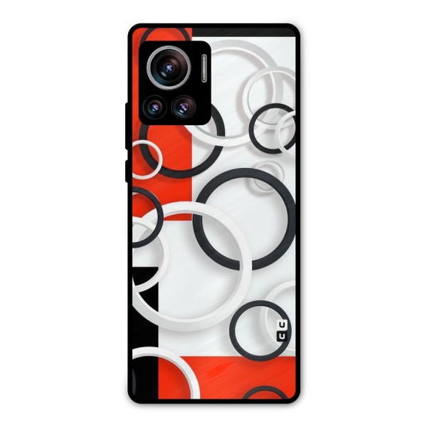 Rings Abstract Metal Back Case for Motorola Edge 30 Ultra