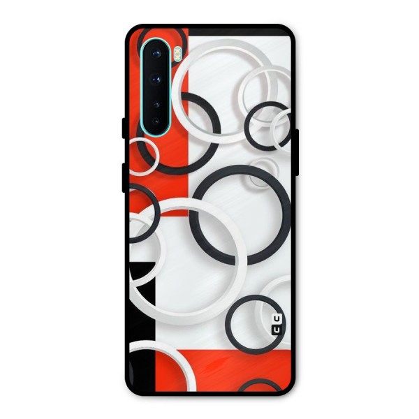 Rings Abstract Metal Back Case for OnePlus Nord