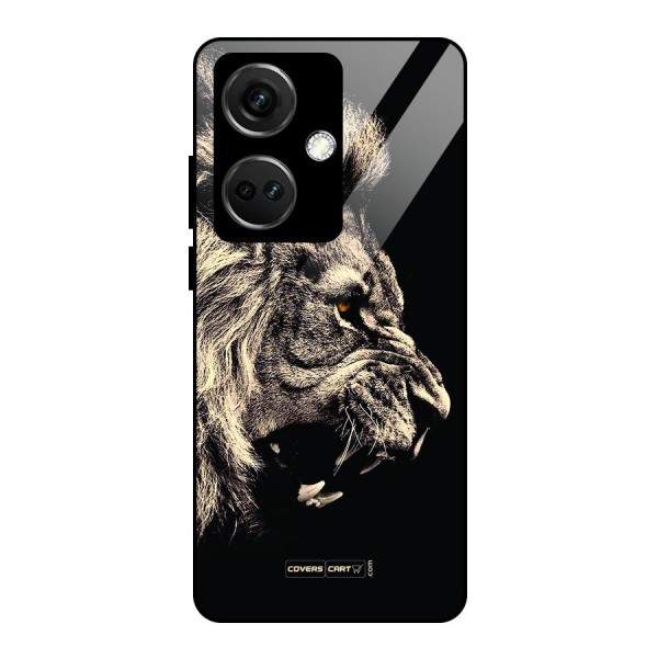 Roaring Lion Glass Back Case for OnePlus Nord CE 3 5G
