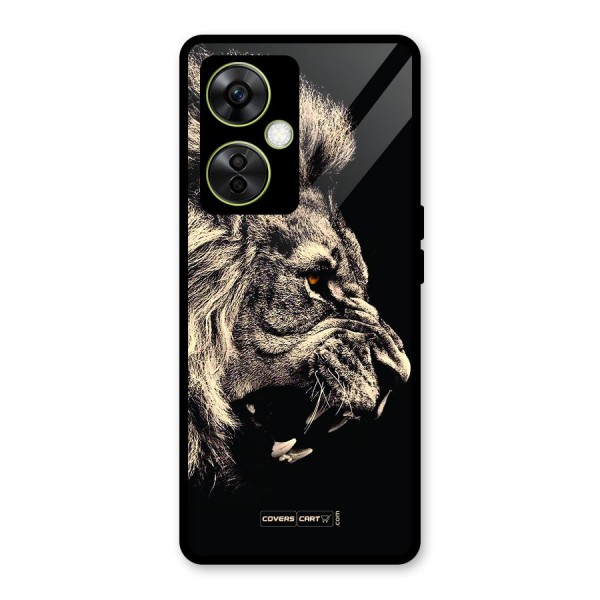 Roaring Lion Glass Back Case for OnePlus Nord CE 3 Lite