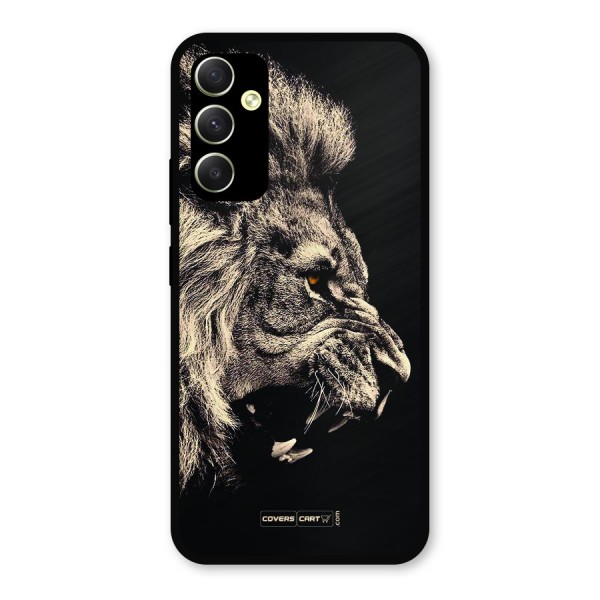 Roaring Lion Metal Back Case for Galaxy A34