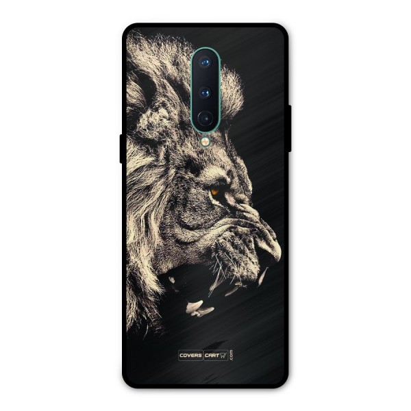 Roaring Lion Metal Back Case for OnePlus 8