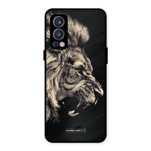Roaring Lion Metal Back Case for OnePlus Nord 2 5G
