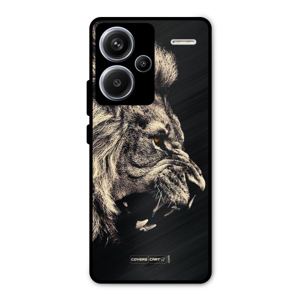 Roaring Lion Metal Back Case for Redmi Note 13 Pro Plus