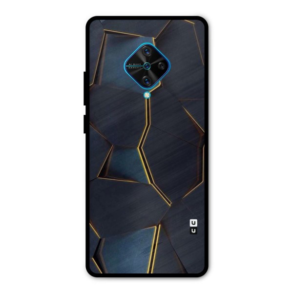 Royal Abstract Metal Back Case for Vivo S1 Pro
