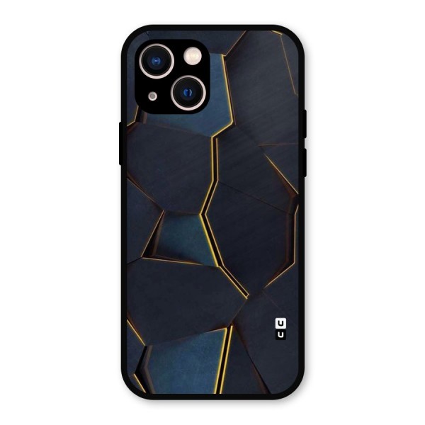Royal Abstract Metal Back Case for iPhone 13