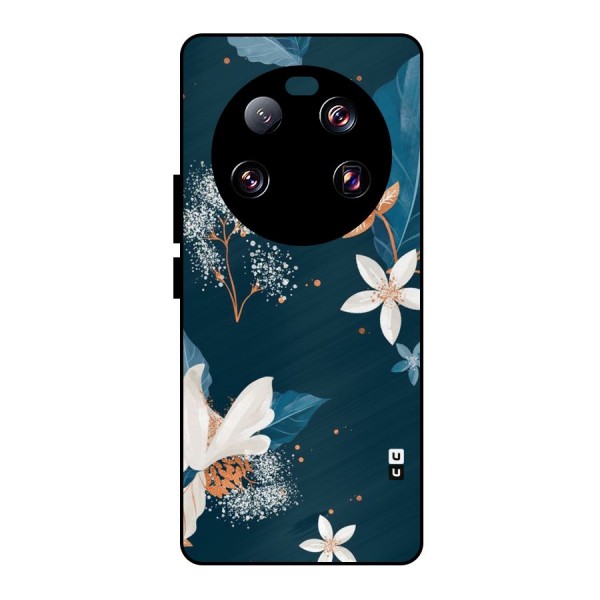 Royal Floral Metal Back Case for Xiaomi 13 Ultra