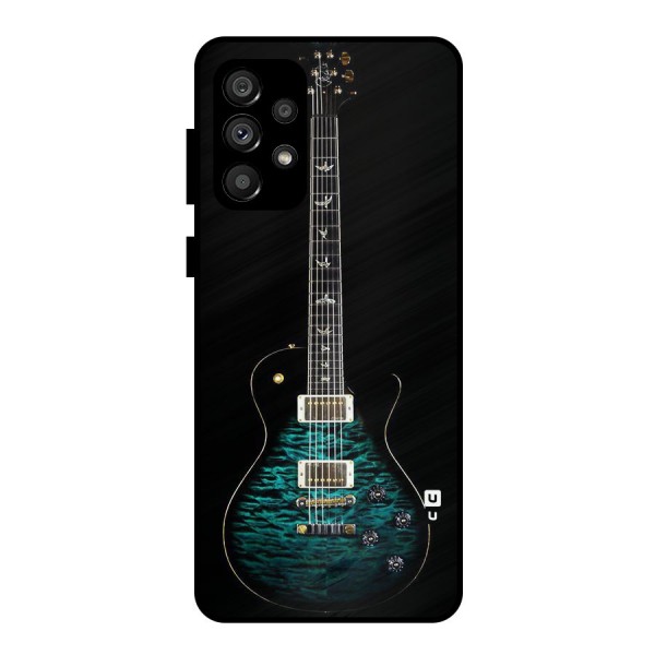 Royal Green Guitar Metal Back Case for Galaxy A73 5G
