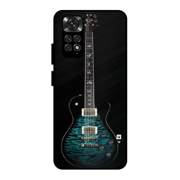 Royal Green Guitar Metal Back Case for Redmi Note 11 Pro