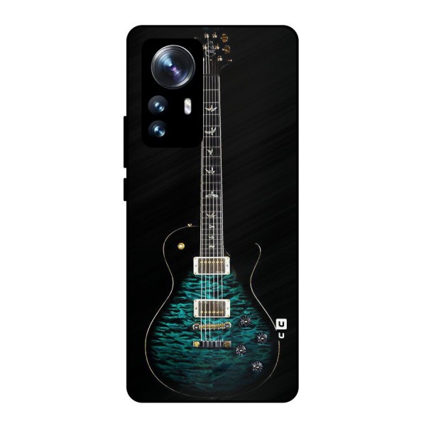 Royal Green Guitar Metal Back Case for Xiaomi 12 Pro