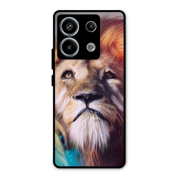 Royal Lion Metal Back Case for Redmi Note 13 Pro 5G